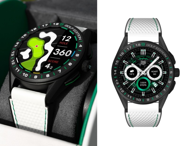 “숏게임 성공 비법? 거리를 제대로 읽어라”, 태그호이어 뉴 커넥티드 골프에디션