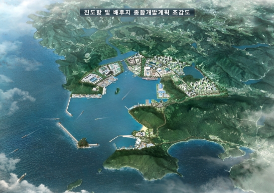 진도군, ‘진도항 배후지 개발, 복합해양단지'조감도/사진=진도군