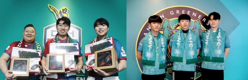 대전하나시티즌과 안산그리너스(사진=한국프로축구연맹 제공).