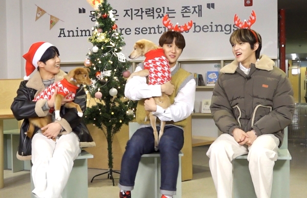 아이돌 소개팅에 출연한 ‘골든차일드’의 모습 / 사진 제공 = LG유플러스