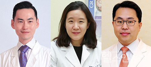 왼쪽부터서울대병원김성민,서울의료원김지은,삼성서울병원신동욱교수