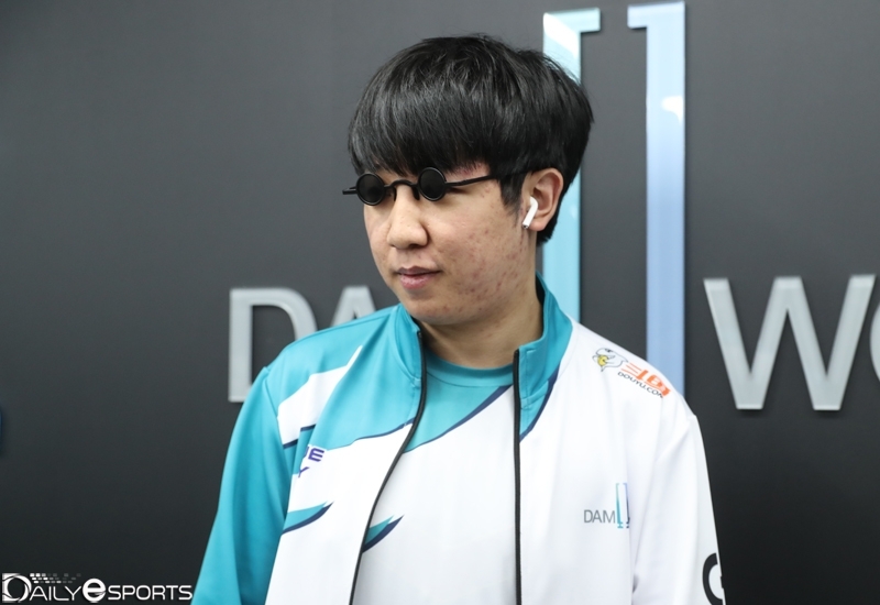 담원 기아의 톱 라이너 '칸' 김동하.