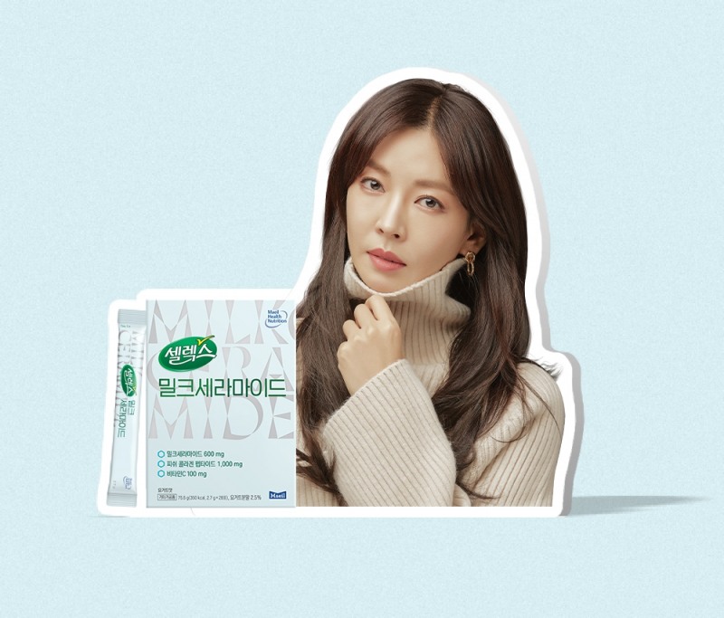 매일유업 셀렉스 밀크세라마이드와 모델 김소연 (제공 : 매일유업)