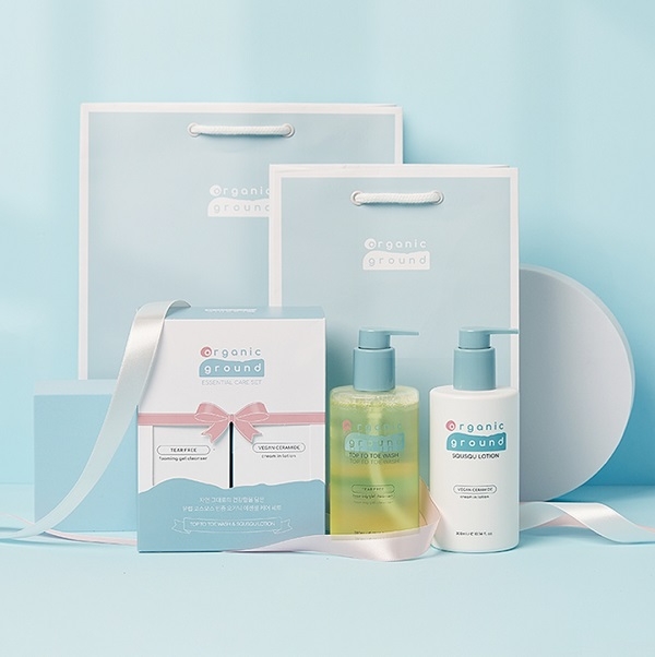 유기농 스킨케어 오가닉 그라운드, 에센셜 케어 선물세트 출시
