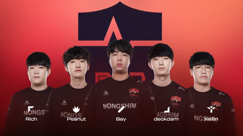 농심 레드포스(사진=LCK 중계 화면 캡처).