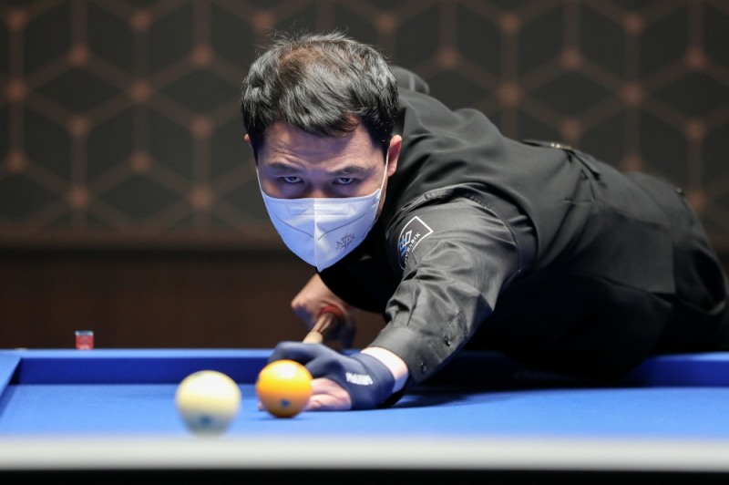 허정한 또 김행직 누르고 결승행. 연속대회 우승 도전-코리아당구그랑프리.