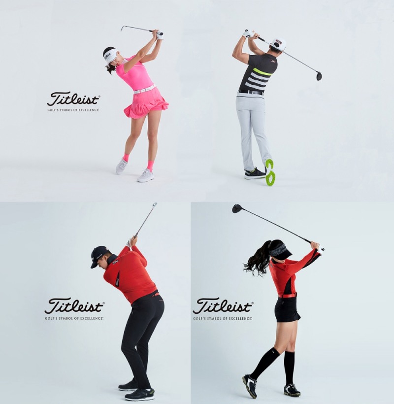 (위)2020 핫섬머 HOT SUMMER 컬렉션 (아래)2020년 F/W 시즌 신제품(사진=타이틀리스트 어패럴)