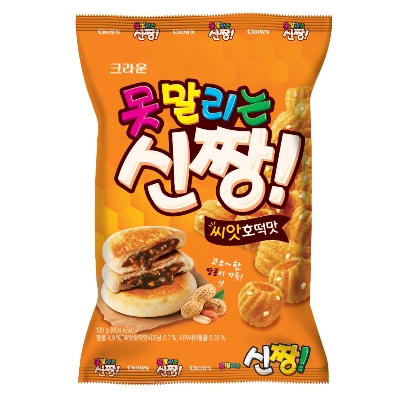 크라운제과, '신짱 씨앗호떡맛' 100만 봉지 판매