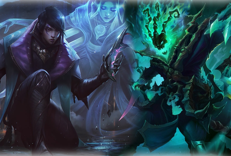 아펠리오스와 쓰레쉬(사진=LoL 공식 홈페이지 발췌).