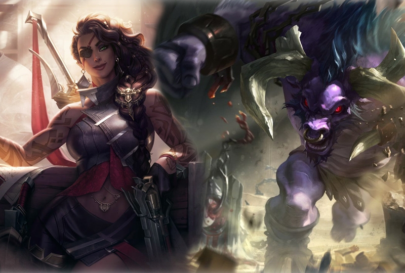 사미라와 알리스타(사진=LoL 공식 홈페이지 발췌).