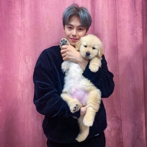 배우 박은석과 반려견 '몰리' / 사진제공=박은석 인스타그램