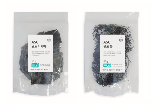풀무원 올가홀푸드, 유통사 최초 ASC-MSC 인증받은 완도산 '다시마·톳' 출시