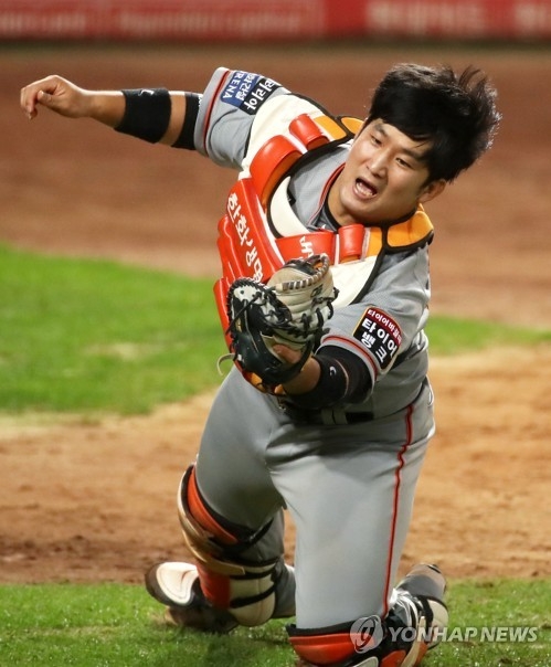 한화에서 최고 연봉 선수가 된 포수 최재훈