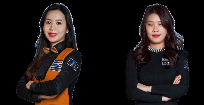 처음 결승에 오른 김진아(왼쪽)와 김정현(사진제공=파이브앤식스)