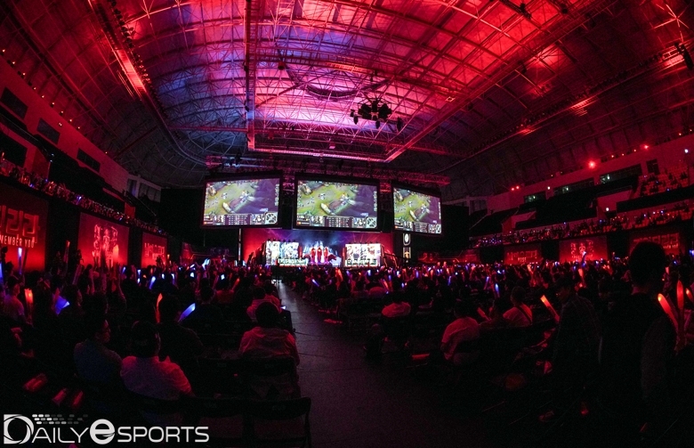 2018 리그 오브 레전드 월드 챔피언십 4강 현장.