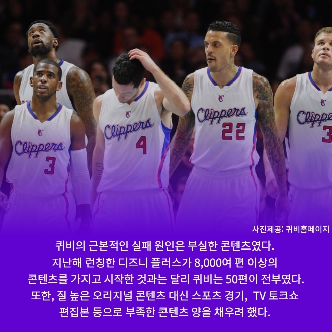 대형 신인 '퀴비'의 몰락