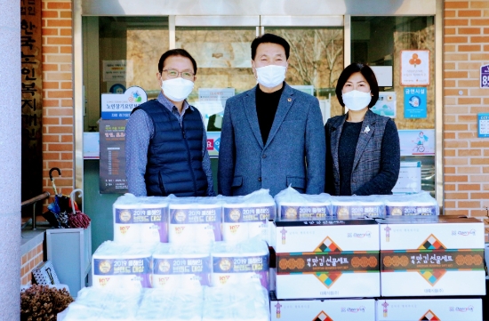곽태수 전남도의원, 설 명절 맞이 사회복지시설 위문/사진=전남도의회