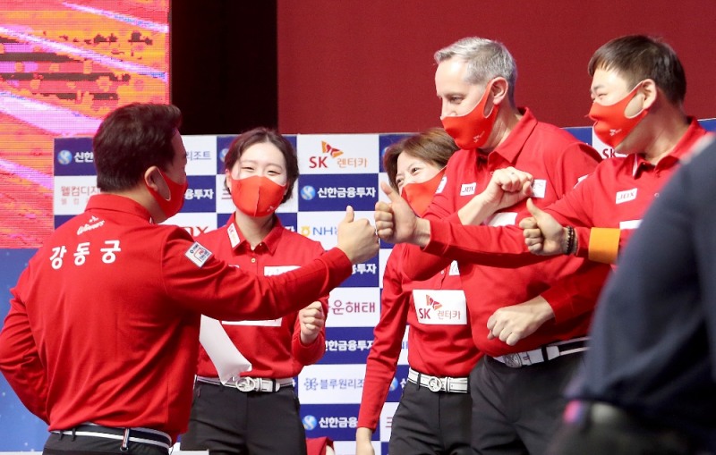 2위 확정 SK렌터카(사진=PBA제공)