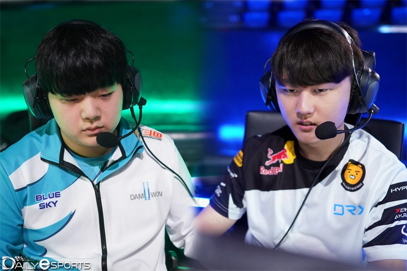 '캐니언' 김건부(왼쪽)와 '표식' 홍창현.