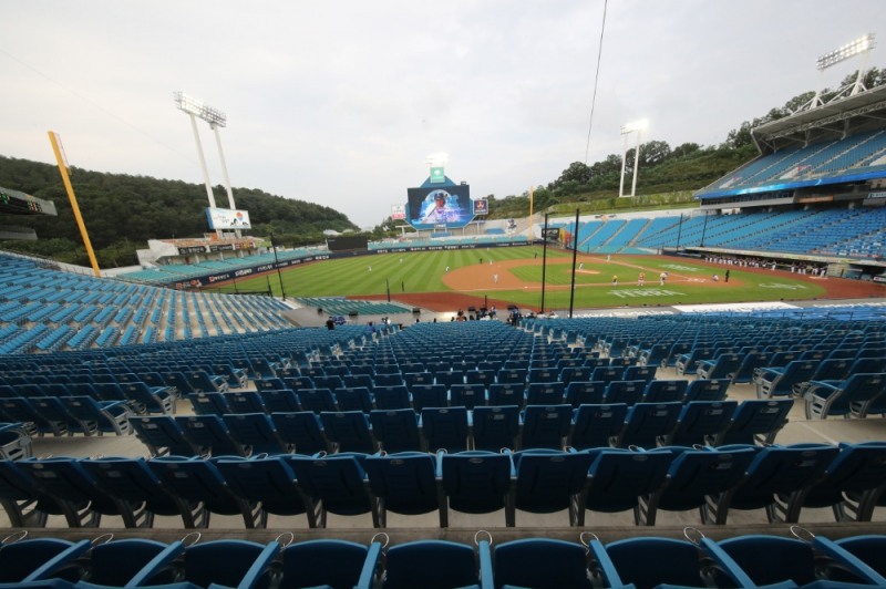 우리나라에서 처음으로 8각형 모양으로 지은 삼성 라이온즈의 홈구장인 라이온즈파크