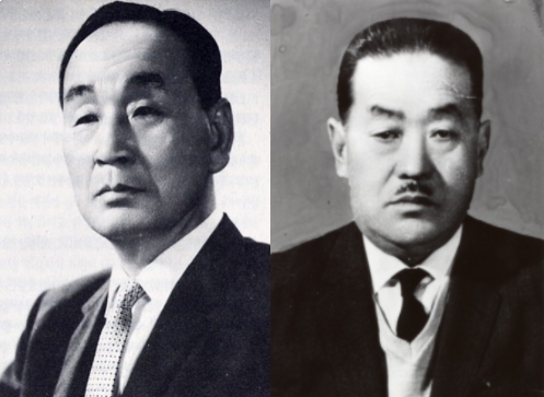 1945년 8월 15일 광복이 된 뒤 조선체육회 재건을 위해 설립된 조선체육동지회 구성에 앞장선 이상백 위원장(왼쪽)과 권태하 총무위원.