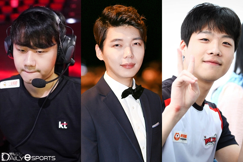 (왼쪽부터)'쿠로' 이서행, '마린' 장경환, '스맵' 송경호.