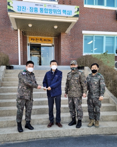 장흥군, 설 명절 맞아 군 위문/사진=장흥군