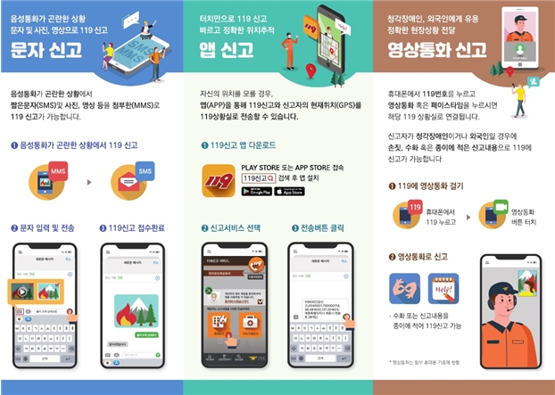 경기북부 도민 안전 한발 더 가까이…"119신고, 이젠 문자로도 하세요"