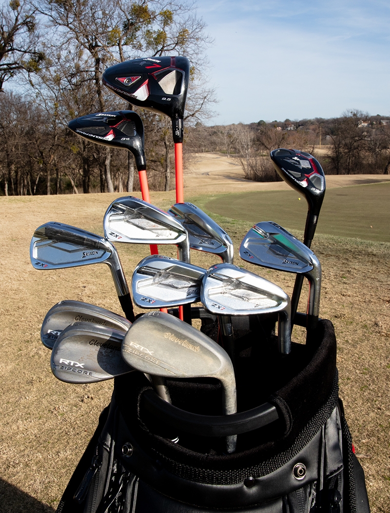 최경주 프로의 골프백(사진=던롭스포츠코리아)