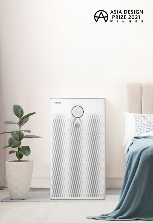 코웨이 가습공기청정기, 2021 아시아 디자인 프라이즈 위너 수상