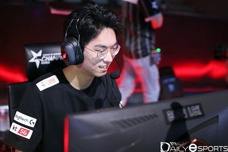 KT 롤스터 미드 라이너 '유칼' 손우현.