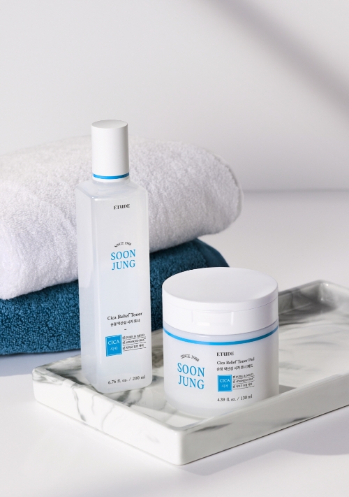 에뛰드, '순정 약산성 시카 토너·패드' 출시