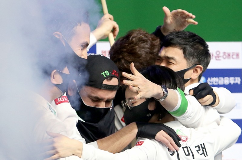 우승의 환호(사진=PBA제공)