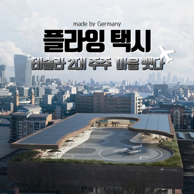 테슬라 2대 주주 마음 뺏은 '플라잉 택시'