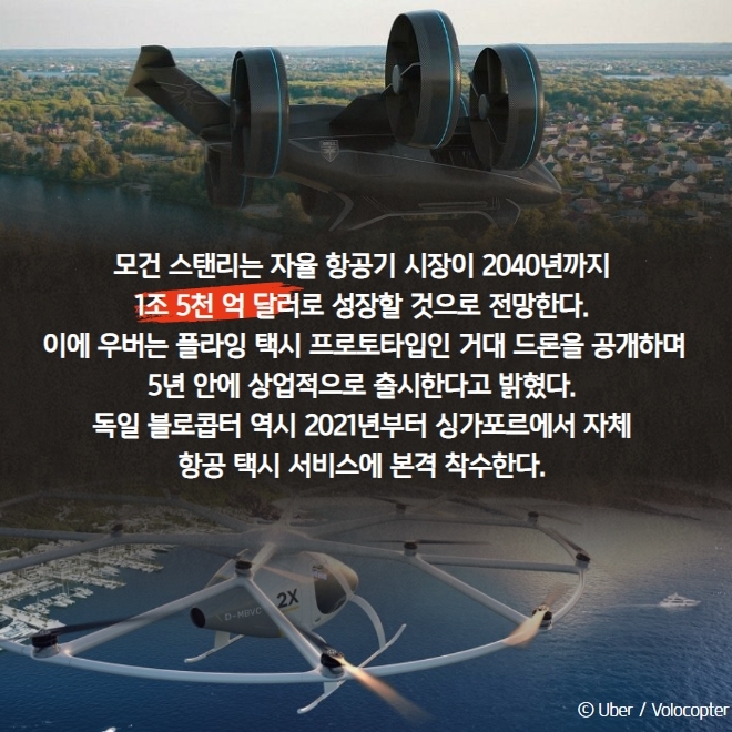 테슬라 2대 주주 마음 뺏은 '플라잉 택시'