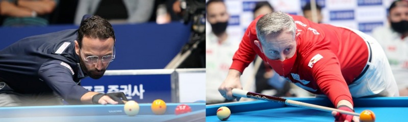 16강행 카시도코스타스(왼쪽)와 레펜스(사진=PBA제공)