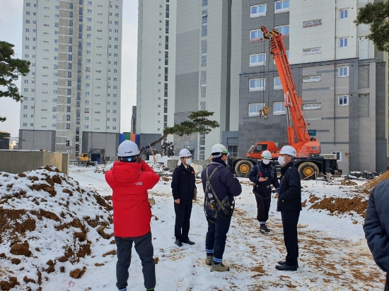 전남소방 건축공사장 ‘소방시설 안전불량’ 적발/사진=전남소방본부
