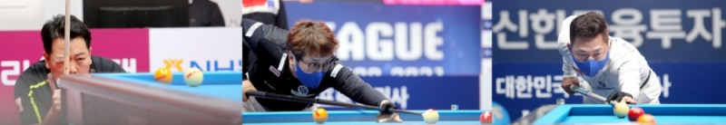 최종전에서 살아난 강동궁, 오성욱, 마민캄(왼쪽부터=PBA제공)