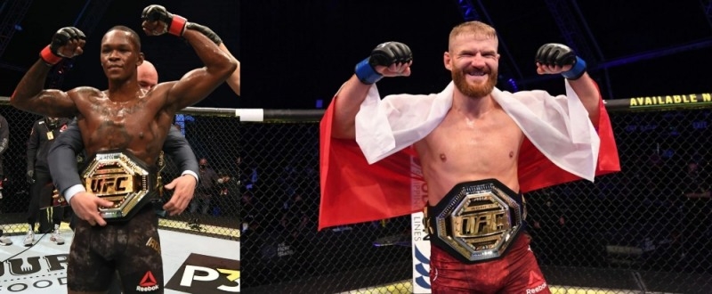 아데산야(왼쪽)와 블라코비치