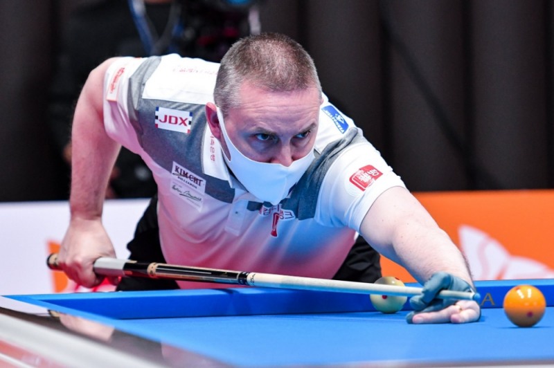 쿠드롱, 이변의 16강전 패배(사진=PBA제공)