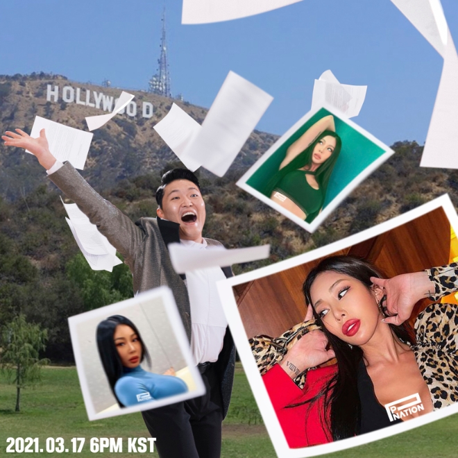 제시 소속사 수장 싸이가 SNS에 올린 제시 컴백 예고 이미지 / 사진제공=피네이션