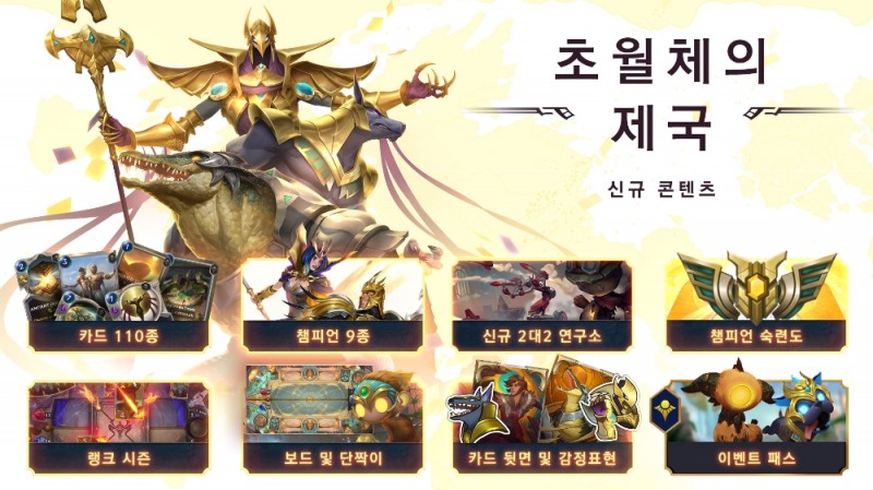 레전드 오브 룬테라, 네 번째 '초월체의 제국' 세트 선보여(사진=라이엇 게임즈)