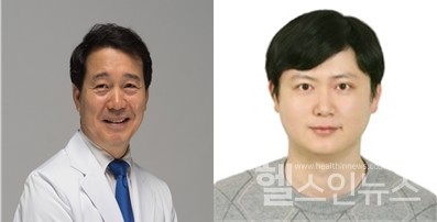 손창규(왼쪽)·왕경화대전대대전한방병원동서암센터교수
