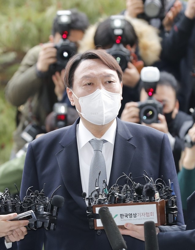 윤석열, 검찰총장직 사의(전문)