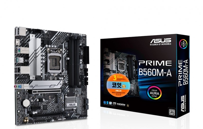 코잇, 인텔 11세대 대응 ASUS PRIME B560M-A 메인보드 출시