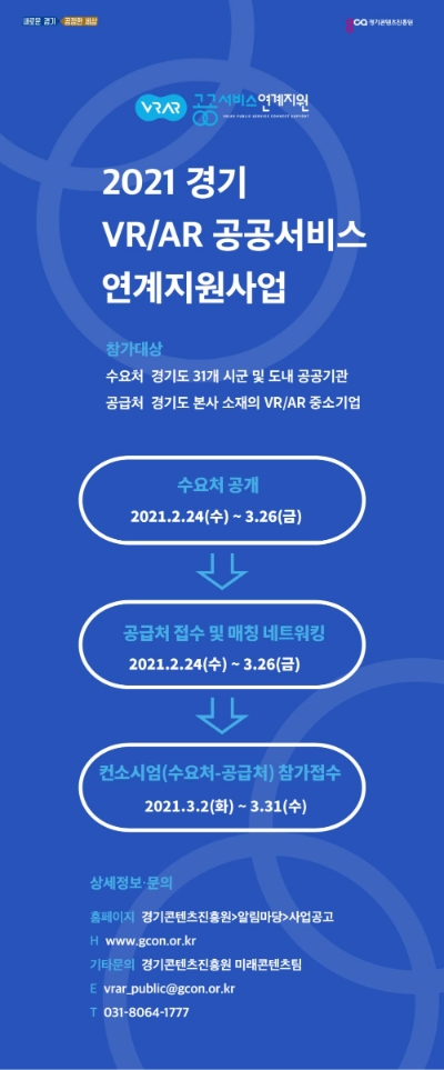 경기도, 공공서비스 연계지원 참여기업 모집 / 자료 = 경기도뉴스포털
