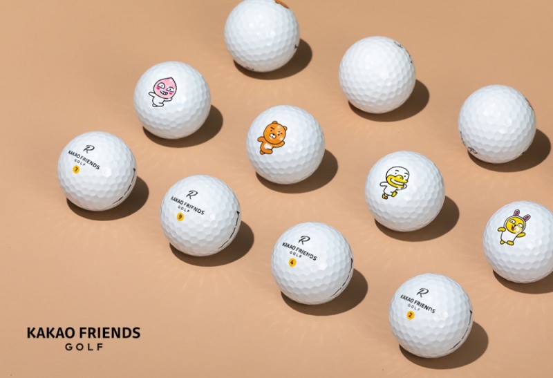 '필드 내 귀여움 가득' 카카오프렌즈 골프, 어피치·튜브·무지 캐릭터 골프공 R3 출시