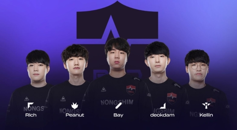 농심 레드포스(사진=중계방송 캡처).