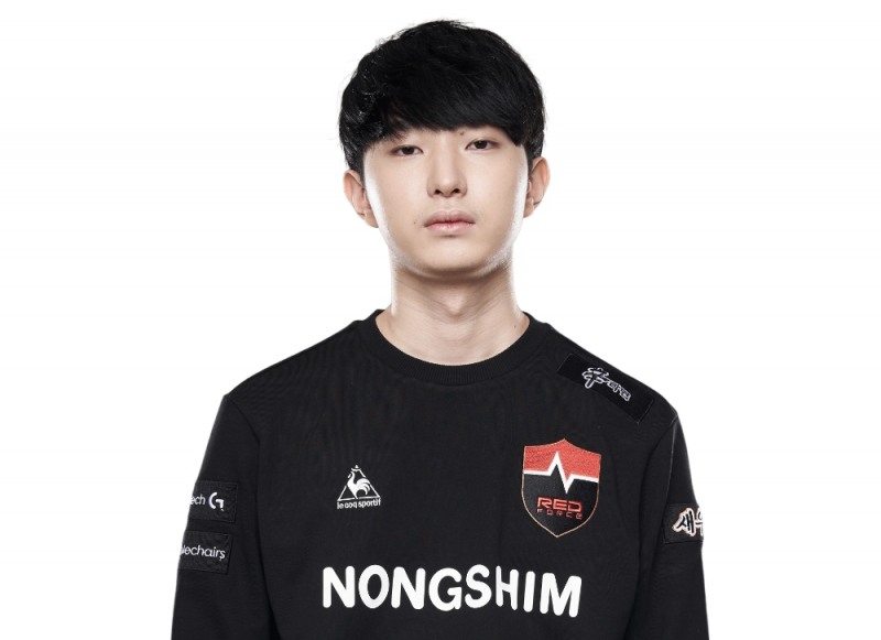 농심 레드포스의 원거리 딜러 '덕담' 서대길(사진=LCK 제공).