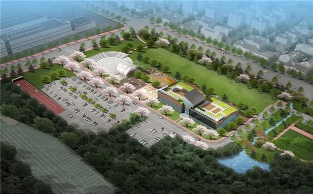 경기도 유기농산업 복합센터 조감도